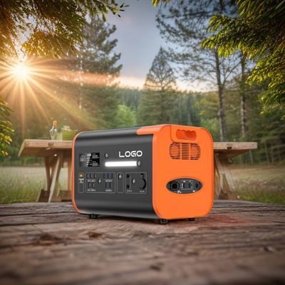 Γρήγορη φόρτιση 2200W συνεχής ισχύς Ηλιακό σταθμό ηλεκτρικής ενέργειας για κατασκήνωση και σπίτι