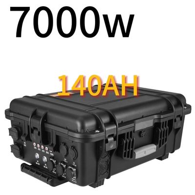 110V/220V AC Έκδοση 7000W/6993wh Εξωτερικό κινητό σταθμό ηλεκτροπαραγωγής έκτακτης ανάγκης για την Ανατολική Ασία
