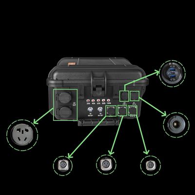 Η μπαταρία LiFePO4 3000W/3000wh φορητό σταθμό ηλεκτρικής ενέργειας κινητή αναμονή κατασκήνωση απαραίτητο