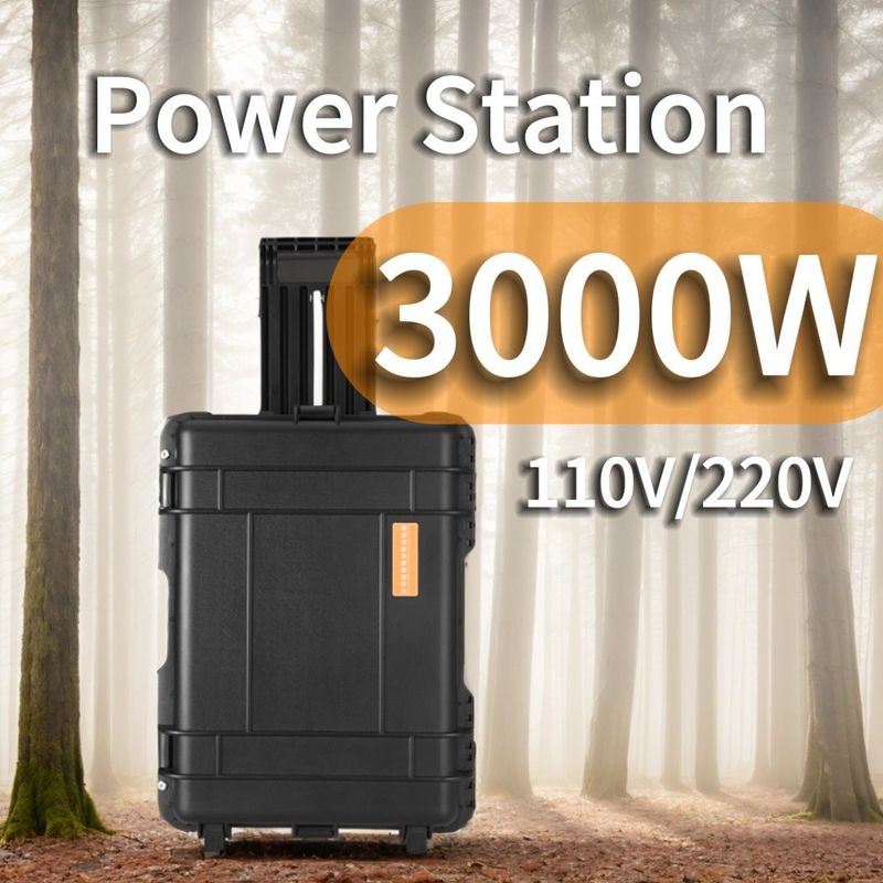 3kw Power Banks φορτιστή Ενσωματωμένο καθαρό σταθμό ηλεκτροπαραγωγής για εξατομικευμένο αίτημα