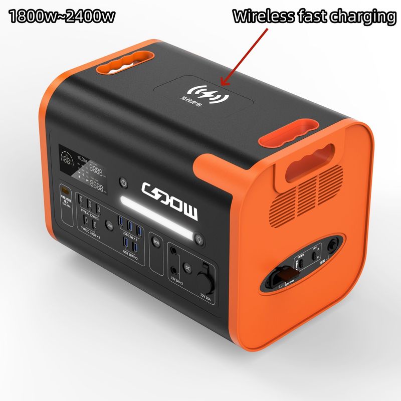 Προσαρμογή Πραγματική κυματική ακμή 220V 2048wh LiFePO4 γεννήτρια για κινητό σταθμό ηλεκτρικής ενέργειας