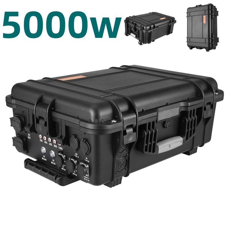 Ηλιακή γεννήτρια πυρόσβεσης με 8000W μέγιστη ισχύ και μέγιστη ισχύ εξόδου USB/τύπου-C 18W