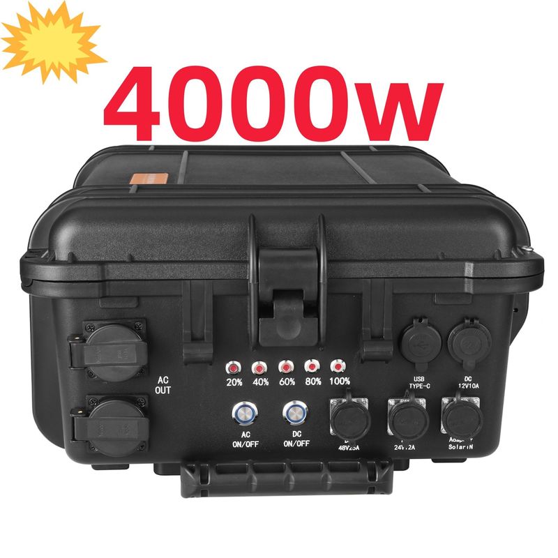Μεγάλη χωρητικότητα LiFePO4 Lithium Ion Battery φορητό σταθμό ηλεκτρικής ενέργειας για σε 6-7h χρόνο φόρτισης