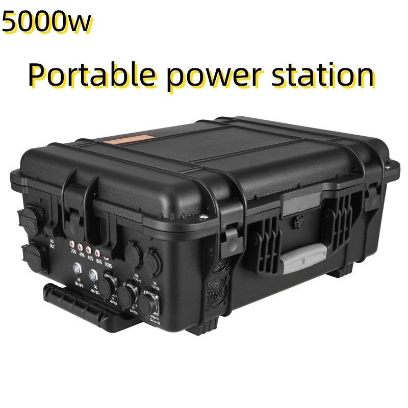 4800wh USB/Type-C Max5000W Συσσωρευτική παροχή ενέργειας για αλιεία, αυτόνομη οδήγηση και εξωτερικά