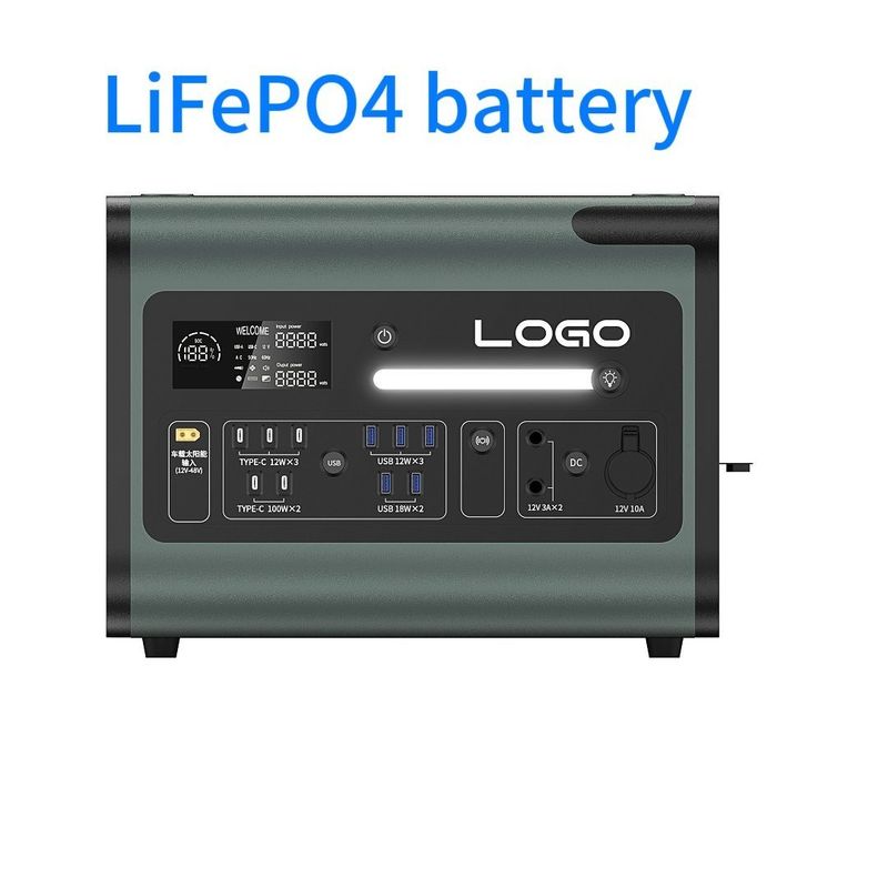 300W 500W 1800W φορητό επαναφορτιζόμενο ηλιακό σταθμό για επείγοντα ταξίδια