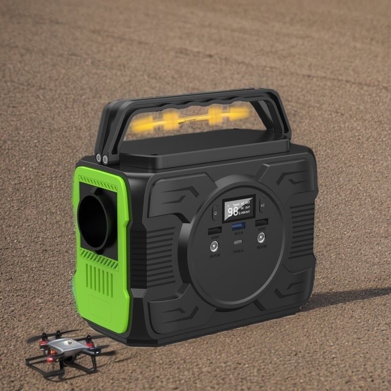 DC1 2 έξοδος 12V-16.8V/6A έκτακτη ηλιακή κινητή γεννήτρια για εξωτερικές δραστηριότητες