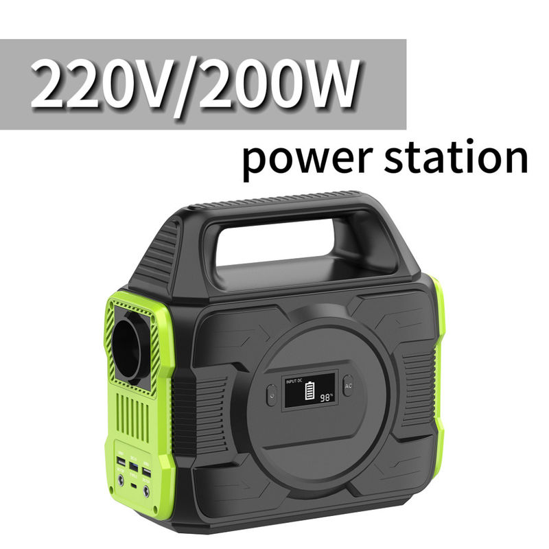 Τύπος C Εισαγωγή/Εξαγωγή 5V/2.4A 200W φορητή ηλιακή γεννήτρια με τροποποιημένη έξοδο AC κύματος