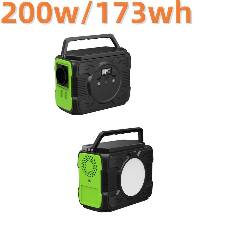 Ηλεκτρικό σταθμό κατασκηνώσεων 200W επαναφορτιζόμενος ηλιακός γεννήτης Σύστημα ενέργειας για τη Νότια Αμερική