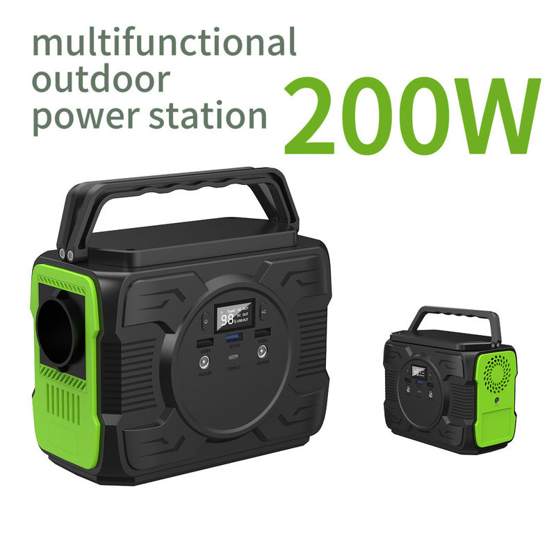 Τροποποιημένη έξοδος κυμάτων AC 200W φορητή παροχή ενέργειας για υπαίθρια κάμπινγκ και έκτακτες ανάγκες