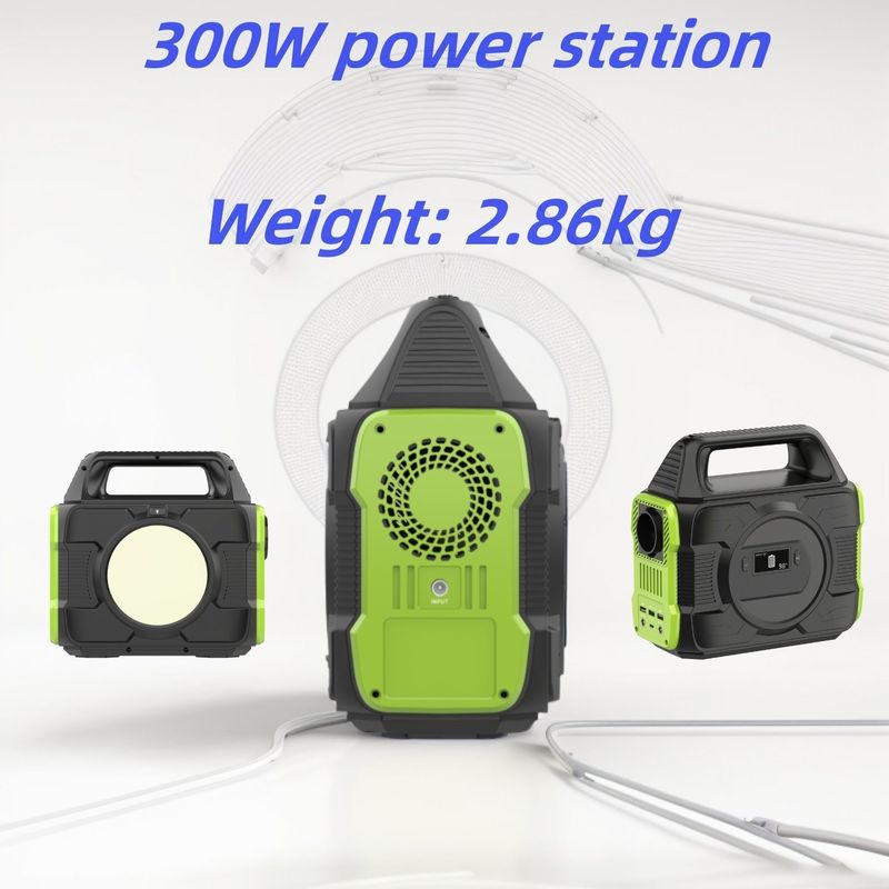 300W φορητό σταθμό ηλεκτρικής ενέργειας 288wh εξωτερική ηλιακή γεννήτρια για κάμπινγκ και RV κινητή ενέργεια