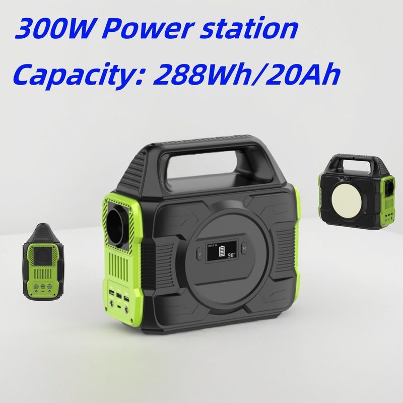 Τεχνολογία MPPT 300W AC/DC έξοδος πρίζας φορητό κινητό σταθμό ηλεκτρικής ενέργειας για μπαλκόνι drone και υπολογιστή