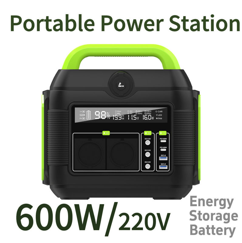 600W Camping Portable Power Bank Docking Charging Station για παροχή ενέργειας έκτακτης ανάγκης