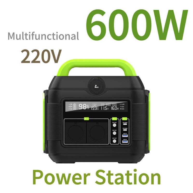 Προσαρμόσιμο χρώμα 600W γεννήτης μετατροπέα μπαταρίας λιθίου για φορητό σταθμό ηλεκτρικής ενέργειας