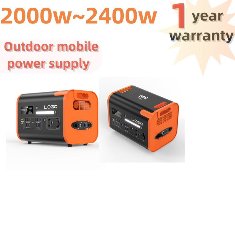 Μαύρο 2024 Προϊόντα 2000W/2200W/2400W Φορητό σταθμό ηλεκτρικής ενέργειας Ηλιακές γεννήτριες για το σπίτι