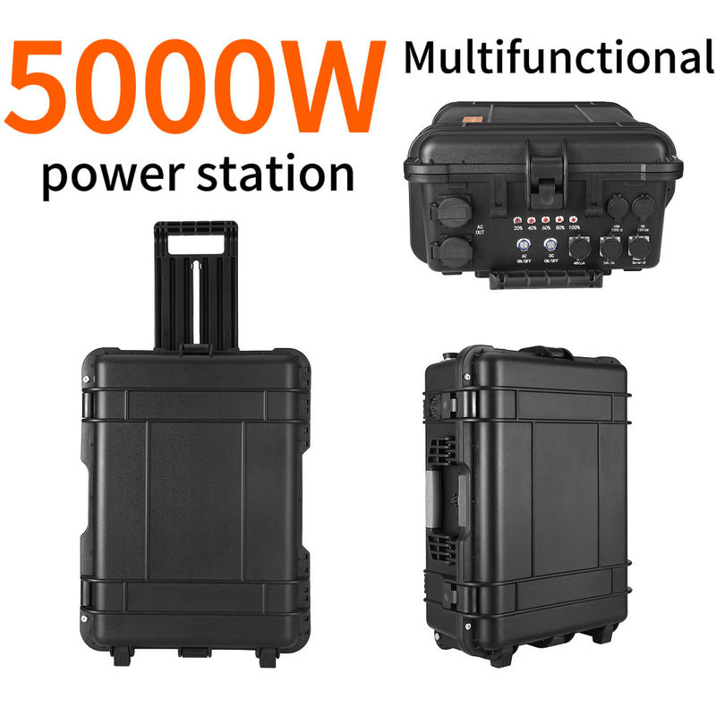 Μείνετε φορτισμένοι οπουδήποτε 8000W Πιο υψηλή ισχύς Φορητό ηλιακό σταθμό για εξωτερικές περιπέτειες