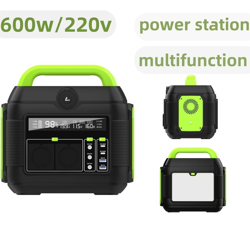 Μεταφορτωτής ηλιακός γεννήτης 600W για κινητό σταθμό ηλεκτρικής ενέργειας S6 επαναφορτιζόμενος και ελαφρύς