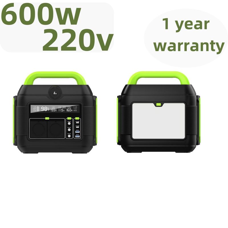 600W 110/220V-50Hz/60Hz φορητό σταθμό ηλεκτρικής ενέργειας Ηλιακή γεννήτρια για άμεση διανομή