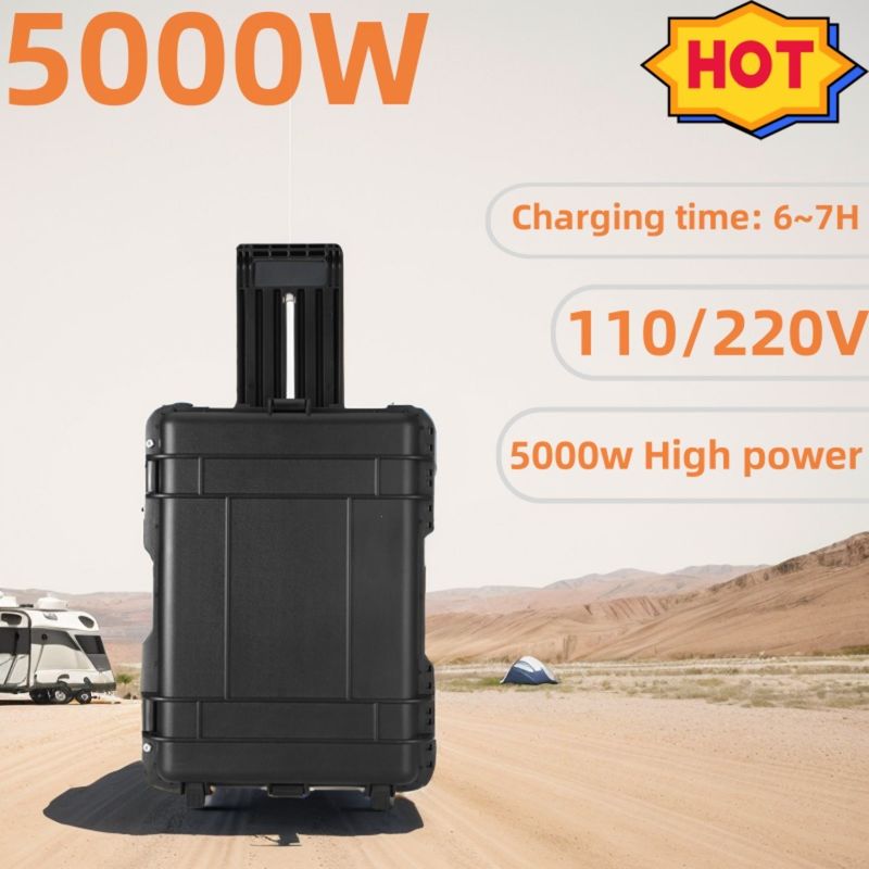 4800wh Ηλιακή γεννήτρια ονομαστικής ισχύος για ανανεώσιμες πηγές ενέργειας Φορητή αποθήκευση ενέργειας
