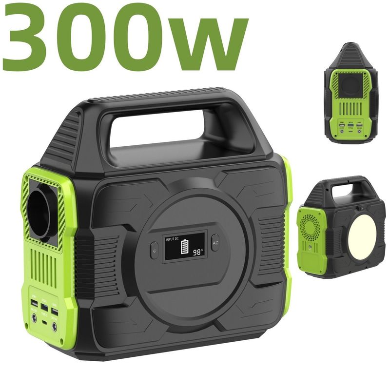 Un Εξωτερική κατασκήνωση 200W/300W/600W φορητός γεννήτης σταθμού παραγωγής ενέργειας αποθήκευσης ηλιακής ενέργειας