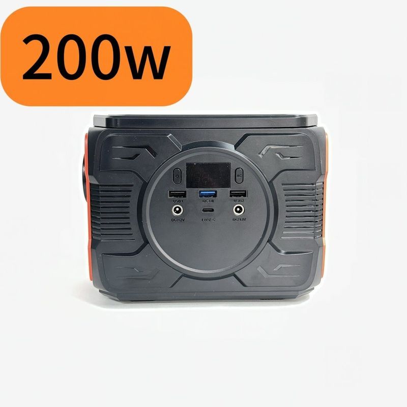Η τελευταία 200W εξωτερική κάμπινγκ ηλιακή γεννήτρια φορητό σταθμό παραγωγής ενέργειας 1,6kg 110V/220V
