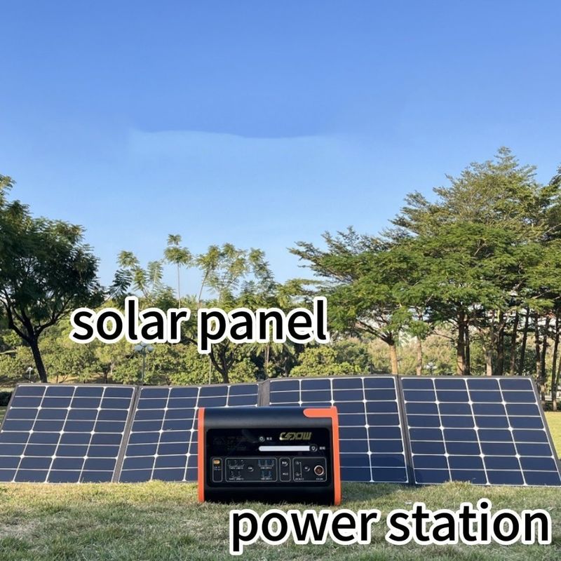 Ηλιακή γεννήτρια 2200W 2500W Ηλιακά πάνελ με φορητό σταθμό ηλεκτρικής ενέργειας Η πηγή ενέργειας σας
