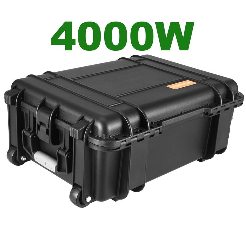 Ανεξάρτητη Καμπινγκ Ηλιακή Τράπεζα 500W 4000W 2000W 3000W με φορτιστή μπαταρίας λιθίου 110V/220V