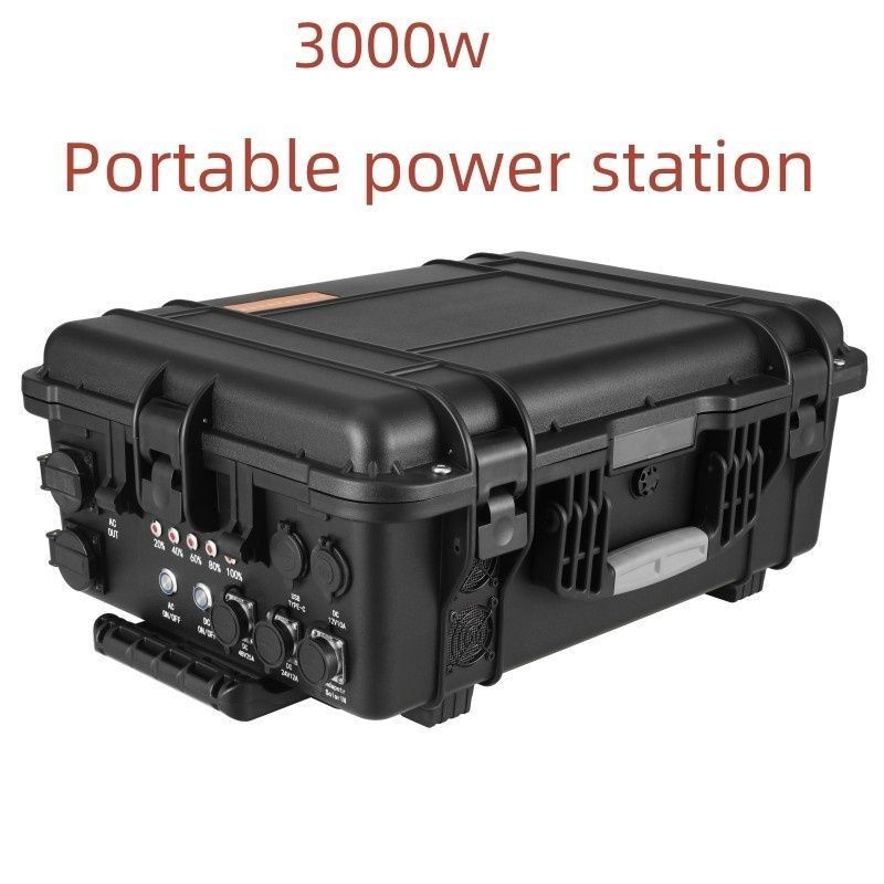3000w CE.Un38.3 Έγκριτος φορητός σταθμός ηλεκτροπαραγωγής για οικιακές και εξωτερικές εφαρμογές