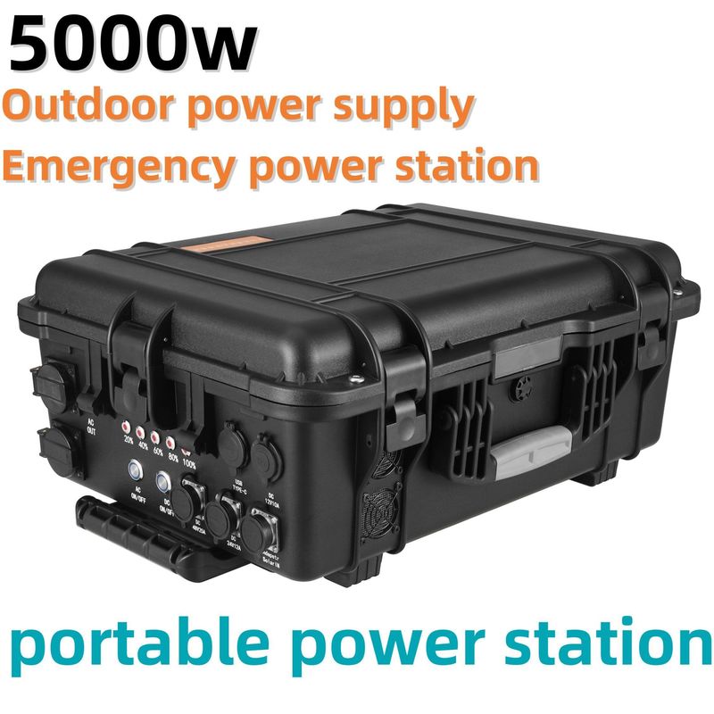 3000W/4000W/5000W Πολυλειτουργικός φορητός ηλιακός γεννήτης με μπαταρία λιθίου για εξωτερικούς χώρους