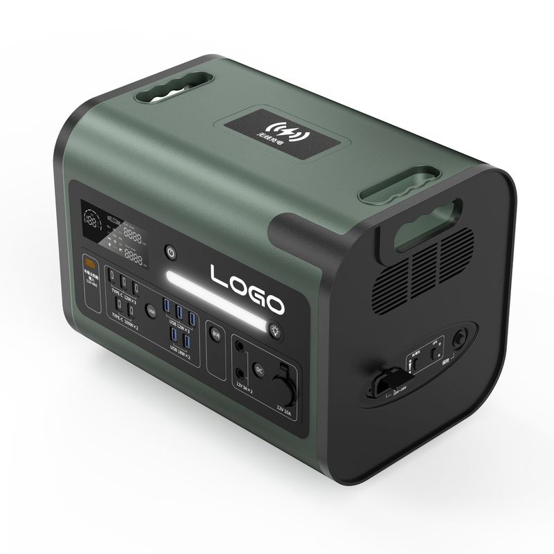 Ηλιακός γεννήτης 2200W φορητό σταθμό ηλεκτρικής ενέργειας για φόρτιση AC/DC/PV και μεγάλης χωρητικότητας