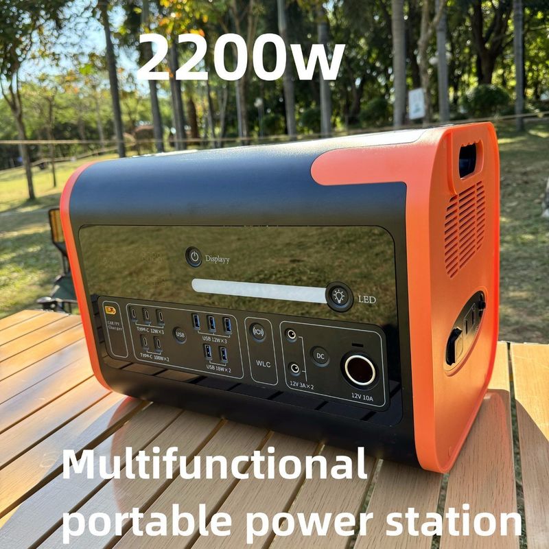 Ηλιακή γεννήτρια 2200W για ταχεία φόρτιση και ασύρματη φόρτιση σε καταστάσεις έκτακτης ανάγκης