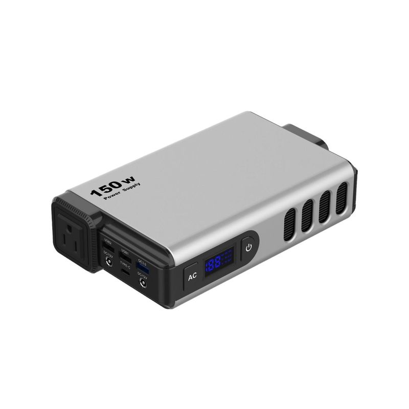 S150X-100 Φορητό σταθμό ηλεκτρικής ενέργειας 150W για το σπίτι Εξωτερικές έκτακτες ανάγκες 110V 220V AC έξοδος