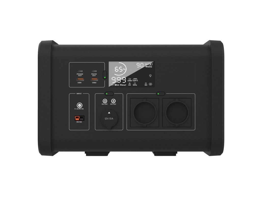C- 40 ordm AC Output Sinusoidal Wave Ηλιακό φορητό σταθμό ηλεκτρικής ενέργειας για υπαίθριο κάμπινγκ