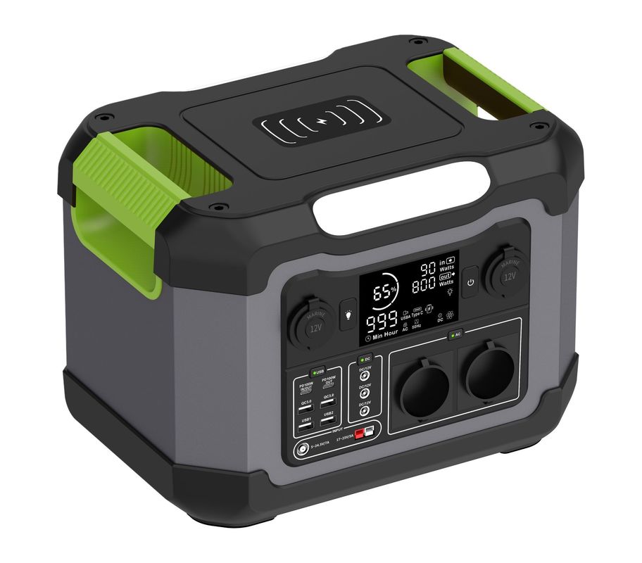 1200W AC Output 230V φορητό σταθμό ηλεκτρικής ενέργειας με ασύρματη επαναφορτιζόμενη ηλιακή γεννήτρια