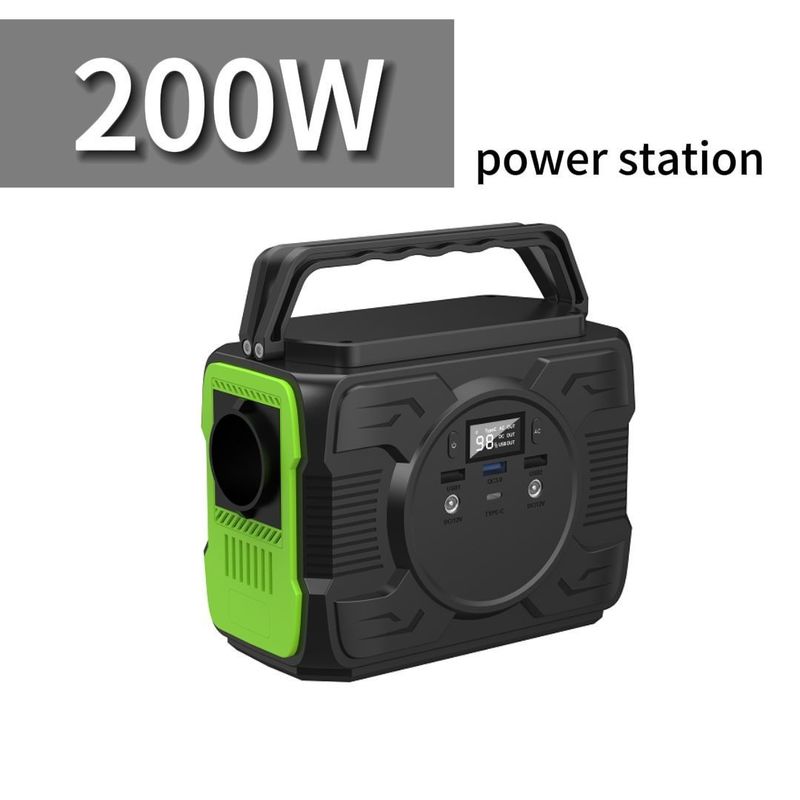 Φορητό σταθμό ηλεκτρικής ενέργειας 200W με φακό για εξωτερικά ταξίδια