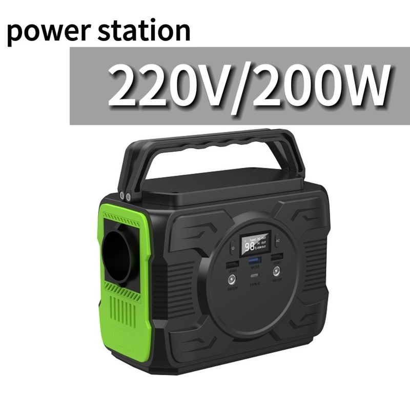 200W LiFePO4 μπαταρία εξωτερική κάμπινγκ Power Bank για CPAP / ψυγείο / ψάρεμα / φορητό υπολογιστή