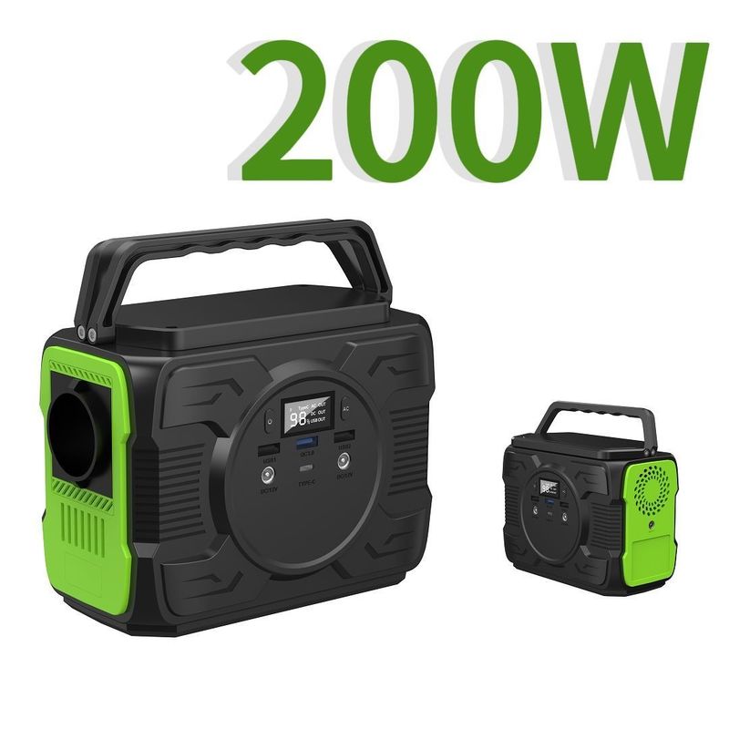 Τεταγενής μπαταρία λιθίου 200W φορητός γεννήτης τύπου UPS σταθμός ενέργειας για έκτακτες ανάγκες