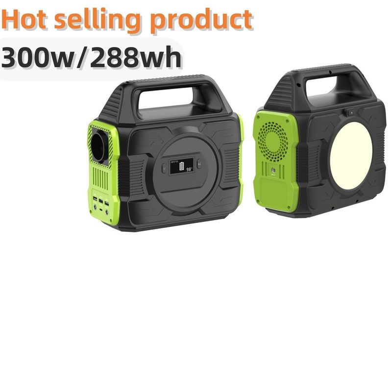 300W/288wh Ηλιακό σταθμό αποκαλύπτει υγρό κρύσταλλο οθόνη και MPPT για το σπίτι