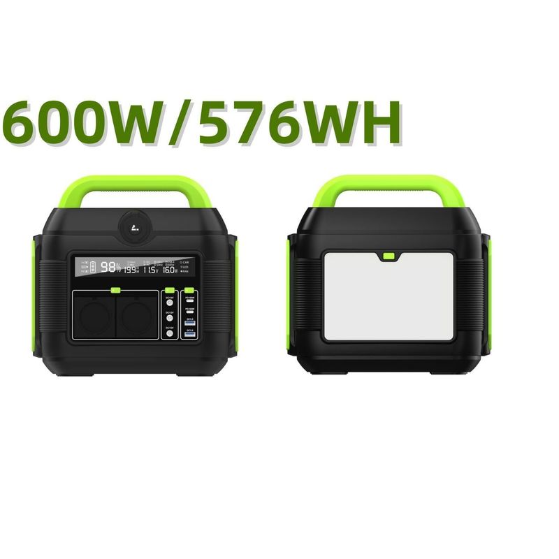 600W AC110V AC220V Lithium Battery Pack Φορητό Ηλιακό Σταθμό Ενέργειας για Camper και RV