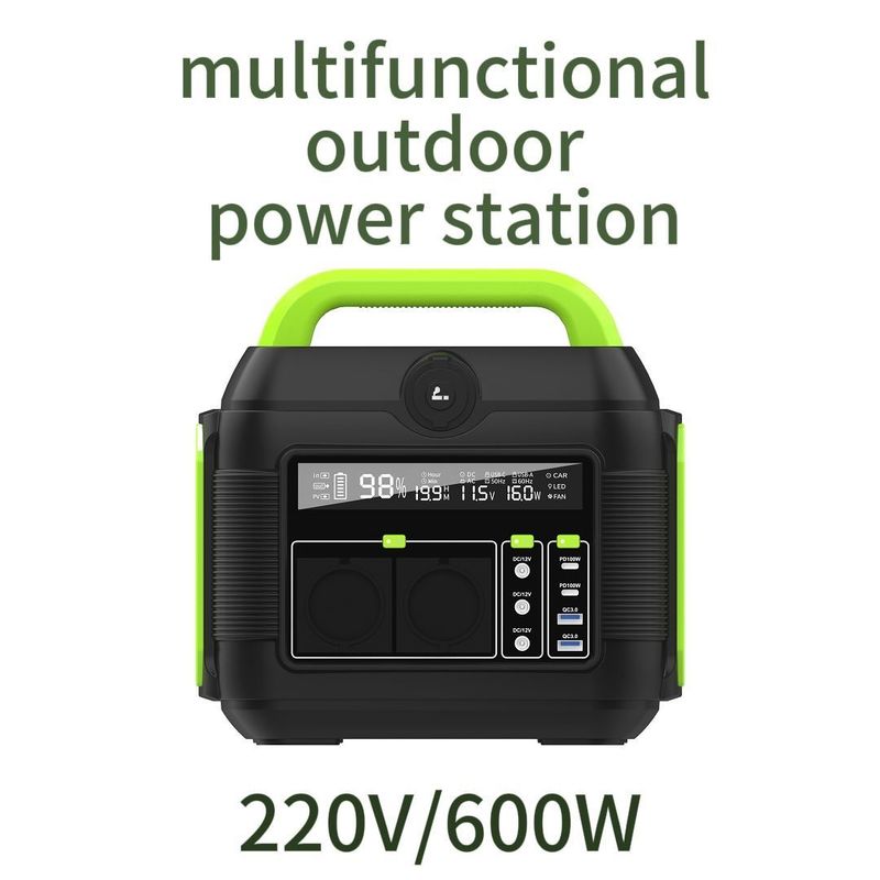 Un Πολλαπλής χρήσης φορητό σταθμό φόρτισης 600W Power Bank για τους λάτρεις του εξωτερικού
