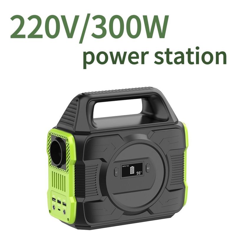 Προσαρμόσιμο χρώμα 300W φορητή μπαταρία για ηλιακή ενέργεια 110V 220V Lithium