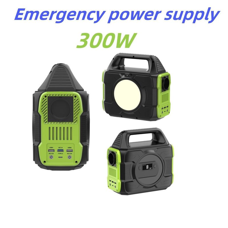 288wh Αποθήκευση ενέργειας 300W Φορητό σταθμό ηλεκτρικής ενέργειας έκτακτης ανάγκης για υπαίθριο κάμπινγκ και RV