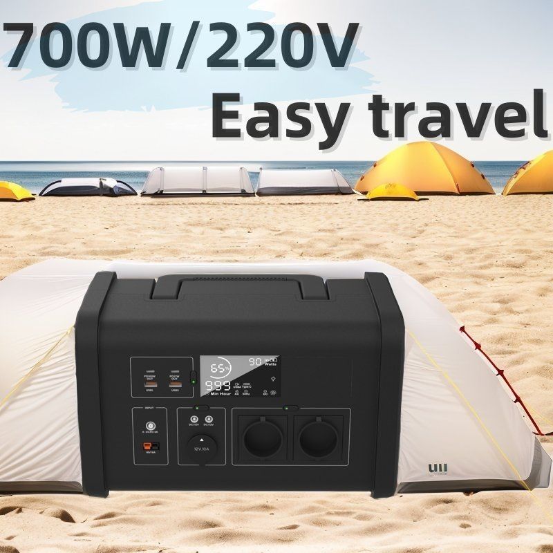 Σινουσοειδής κύμα 700W φορητή ηλιακή γεννήτρια για εξωτερικές ανάγκες και μπαταρία λιθίου