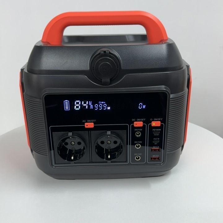 Φορητή 600W μπαταρία λιθίου Οικιακή εξωτερική γεννήτρια κατασκηνώσεων με λειτουργία προστασίας