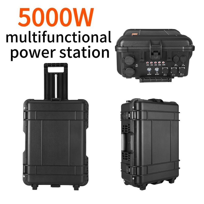 50000W Αθόρυβη μπαταρία ιόντων λιθίου 2500W Ηλιακή γεννήτρια για παροχή ενέργειας έκτακτης ανάγκης