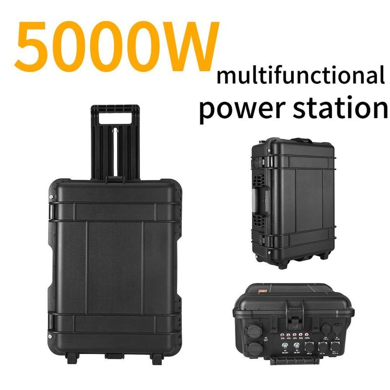 Ηλιακό σταθμό φορητής ισχύος 8000W Ηλεκτρική ενέργεια έκτακτης ανάγκης 2000W 220V 2000wh