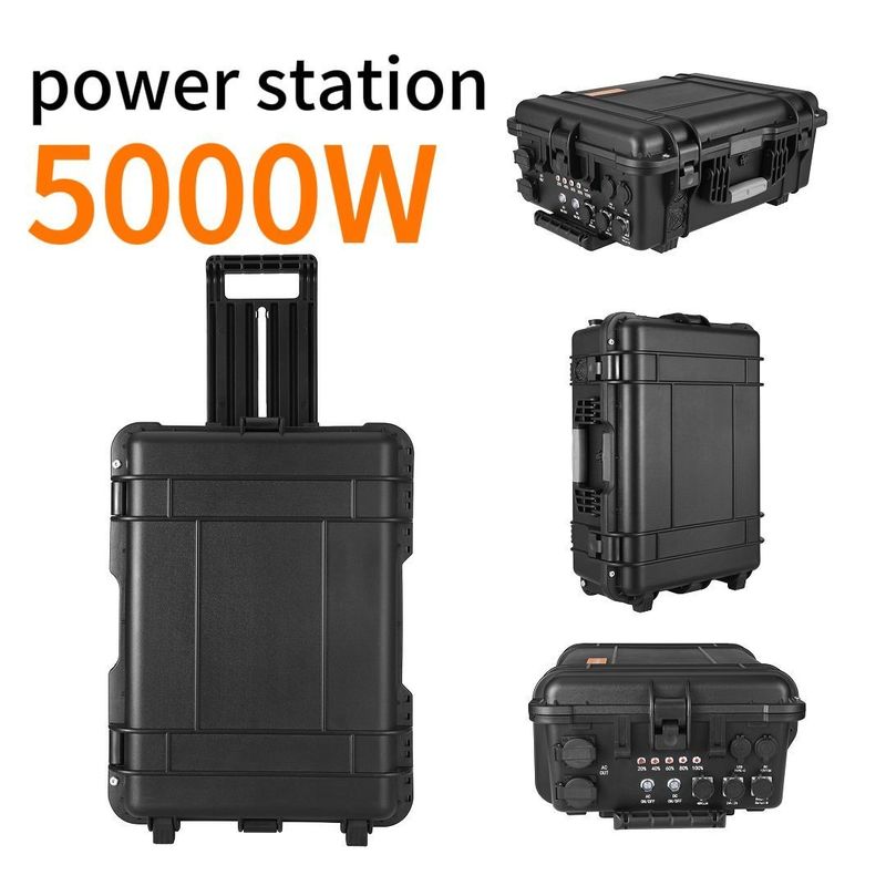5000W Ηλιακός κινητήρας γεννήτης για αυτόνομη οδήγηση ταξιδιών ABS κράμα υλικό Shell χρέωση χρόνος 6-7h