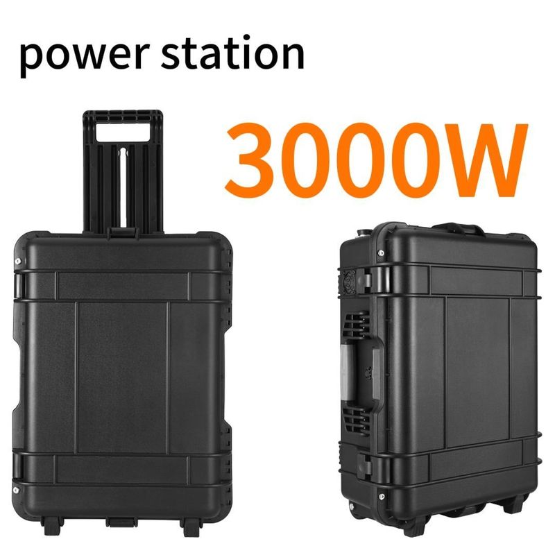 3000W παροχή ηλεκτρικής ενέργειας έκτακτης ανάγκης φορητός γεννήτης με είδη πρίζας Όλος ο χρόνος φόρτισης 6-7h