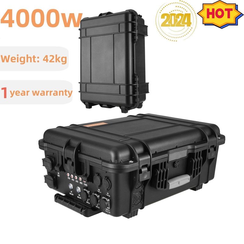 3000W 4000W Μεγάλη χωρητικότητα φορητή ηλιακή γεννήτρια για RV και εξωτερικό 6-7h χρονοδιάγραμμα φόρτισης