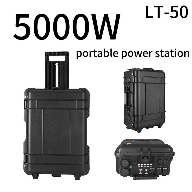 5000W Γρήγορη φόρτιση Λιθίου Σπίτι Φορητό 3600W Ηλεκτρικό Σταθμό Αγοράστε το Τώρα