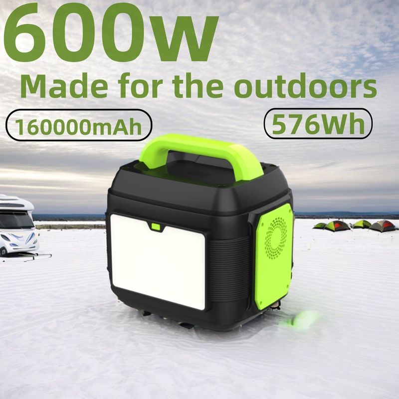 Επαγγελματική φορητή ηλιακή γεννήτρια 600W 576Wh / 14.4V / 40Ah / 160000mAh με MPPT